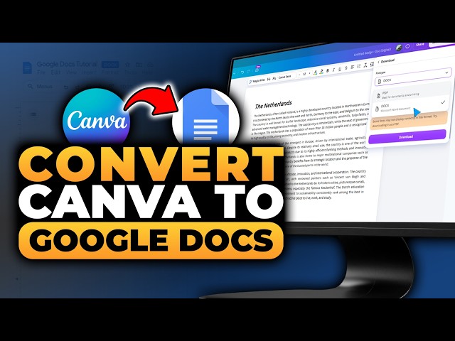 How To Convert Canva to Google Docs (𝟮𝟬𝟮𝟲) | 100% WORKS | NO Yapping, To The Point! | FAST & EASY