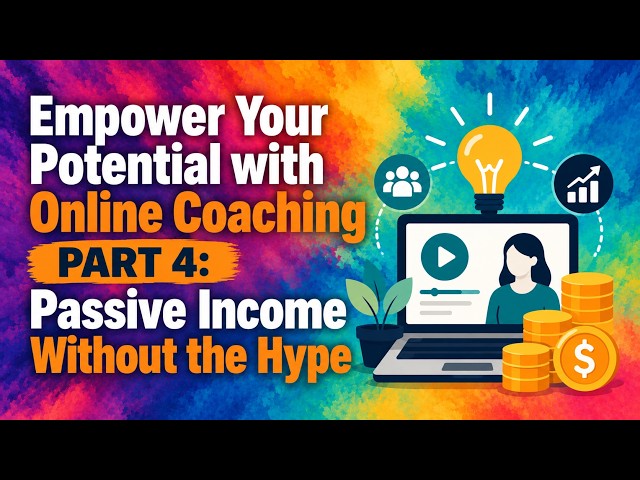 Episode 4: Empower Your Potential with Online Coaching - Passive Income Without the Hype