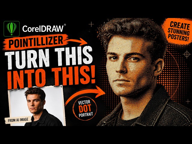 CorelDRAW Pointillizer: Create a Stunning Dot Portrait Design