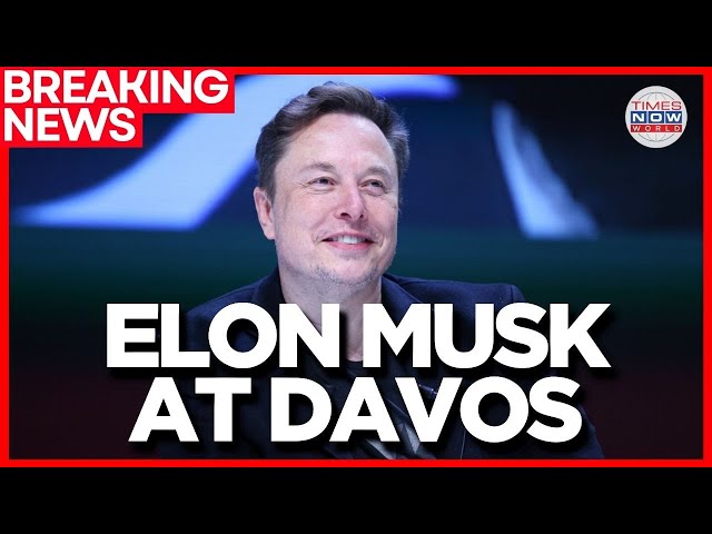 MUSK AT DAVOS LIVE | Elon Musk Makes Surprise Appearance at World Economic Forum 2026 | World News