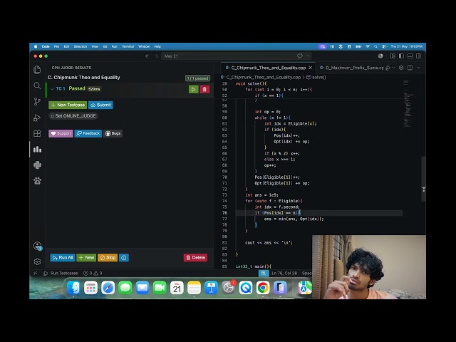 Codeforces Round 1099 (Div. 2) | Teja - Smart | ScreenCast