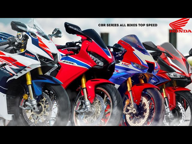Honda CBR150R 250RR 300R 500R 600RR 650R 1000RR 1000RRR Top Speed 2025