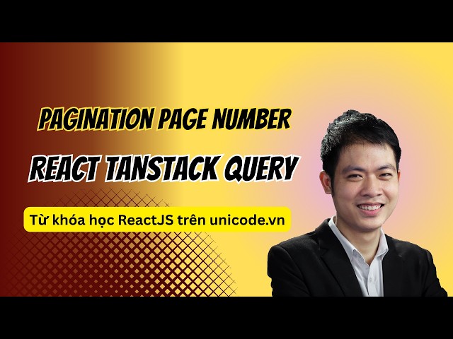 Numbered Pagination in React TanStack Query