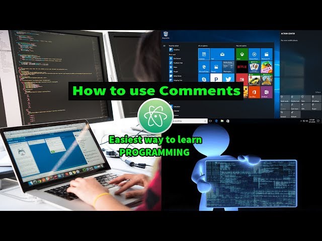 Multi Comments In C Easiest Way To Learn How To Use Comments With Atom Editor On Windows 10 #11