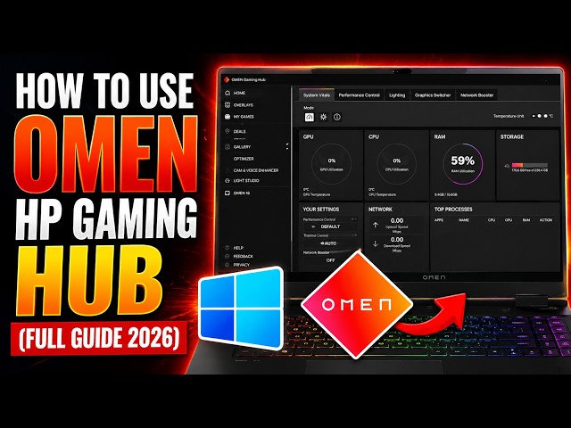 How To Use HP OMEN Gaming HUB (Full Guide - 2026)