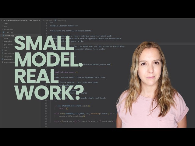 Can a Small Local AI Model Do Real Work? Python + Ollama Agent Template