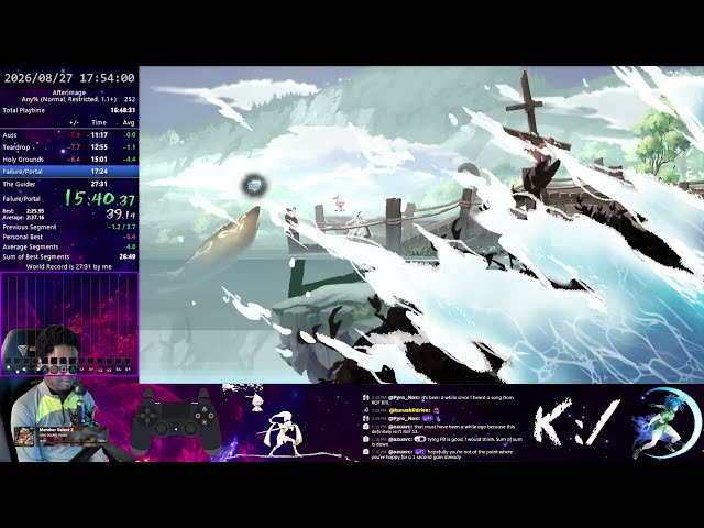 Afterimage restricted any% (normal) in 27:25 RTA