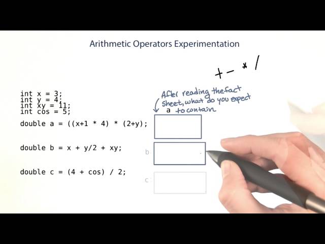 Arithmetic Operations - Intro to Java Programming