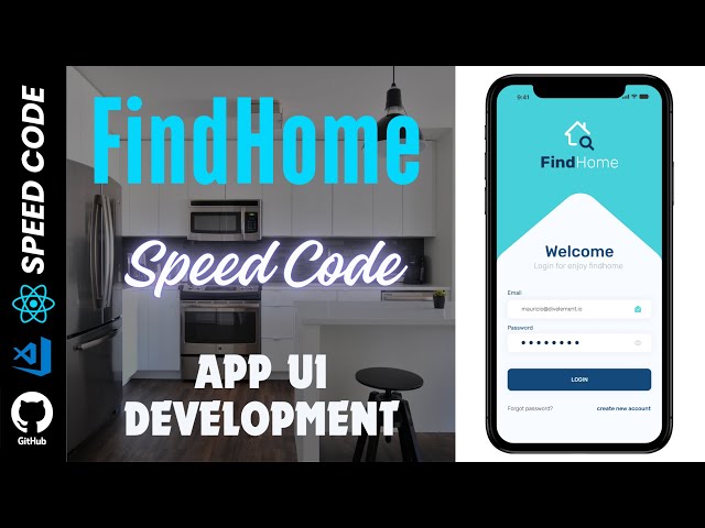 Designing a Home Rental App Login Page Speed Code in 2024