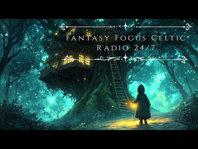 🏰 Celtic & Medieval Fantasy Music 24/7 | Deep Focus for Study, Coding & Reading | Enchanted Ambience