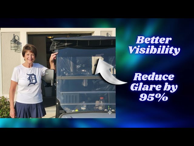 See the Difference: Golf Cart Window Tint Before & After