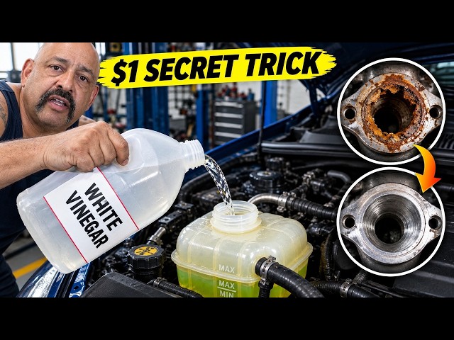 Before Spending $10,000 on a New Engine, Try This $1 VINEGAR Trick!