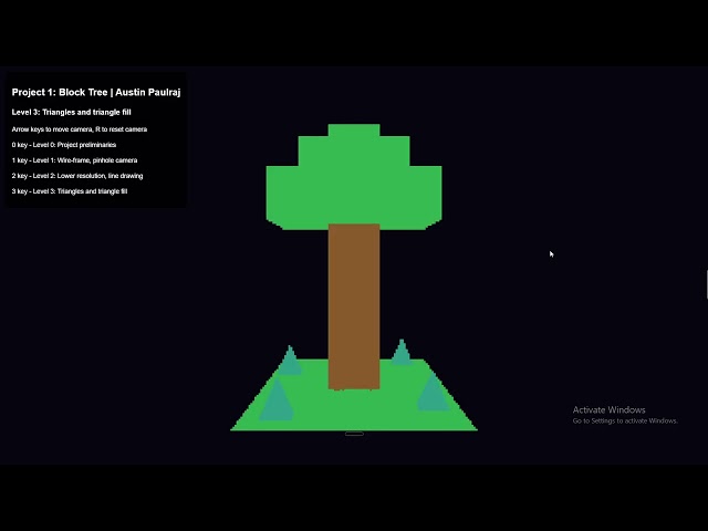 CS Graphics Project 1 Video - Austin Paulraj