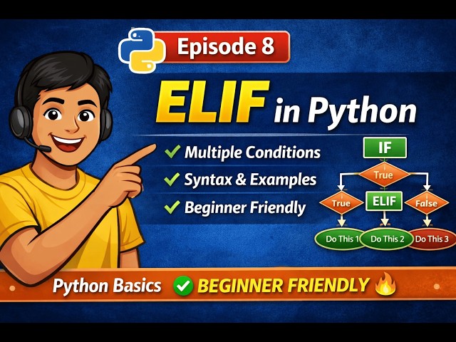 Python Elif Statement Explained Simply | Episode 8|TAMIL