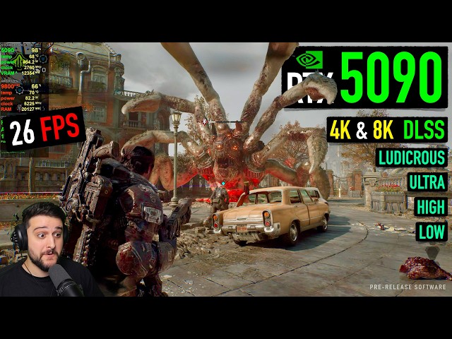 RTX 5090 - Gears Of War: E-Day - Are Ludicrous Settings made for the RTX 6090??