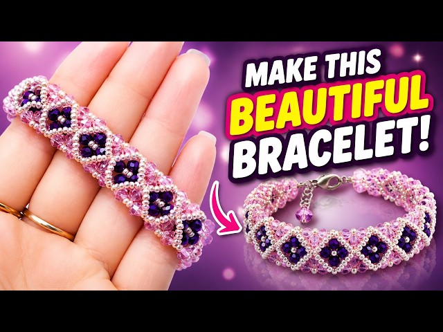 Make This Beautiful Beaded Bracelet at Home! | Step-by-Step Tutorial