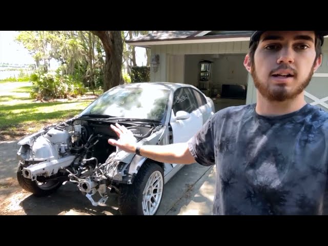 Rebuilding a wrecked BMW E46  M3