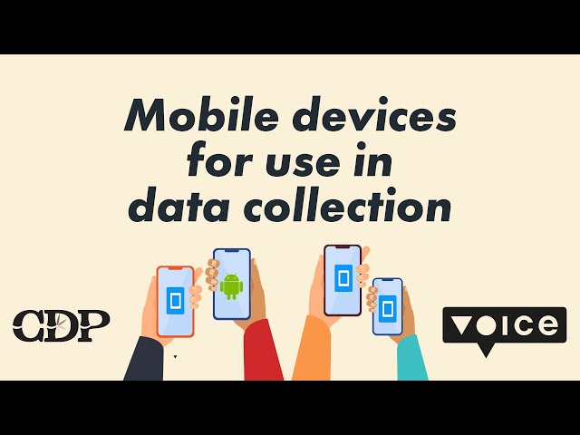 Mobile devices for use in data collection