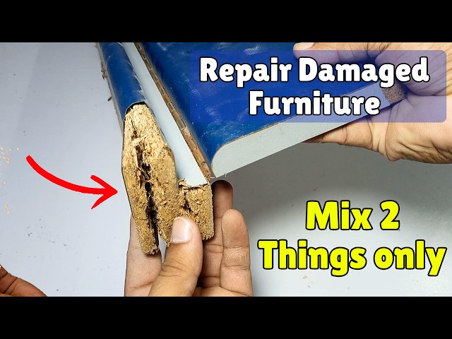 Don't Throw Away Damaged Chipboard! Repair It With Homemade Wood Filler