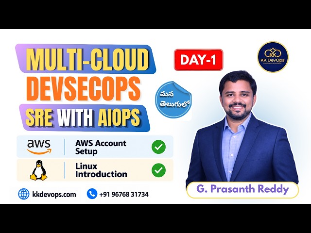 Day 1 - Multi-Cloud, DevSecOps, SRE with AIOps | Live Session