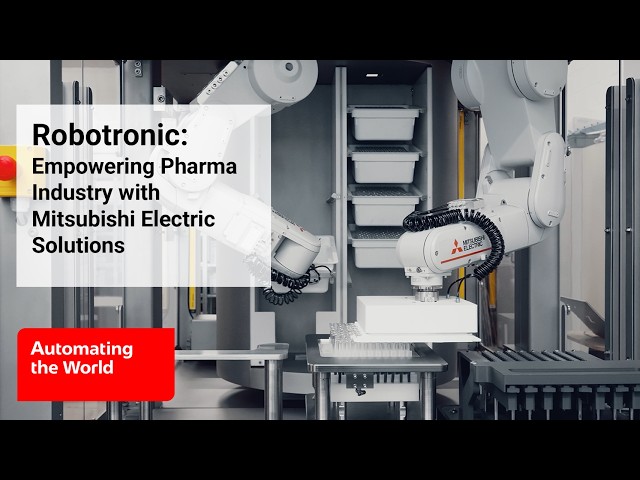 Can robots fill the pharmaceutical supply gap? | Mitsubishi Electric x Robotronic (short version)