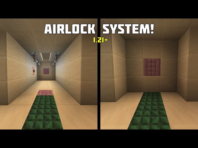How To Make An Airlock System In Minecraft (Java Edition) | 1.21+