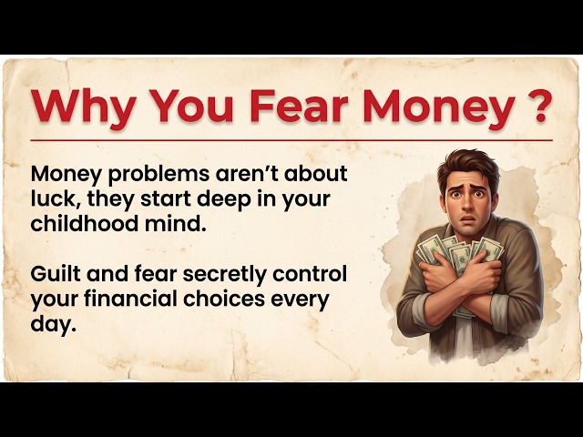 The Real Reason You're Afraid of Money (And How to Fix It) | Improve Your English