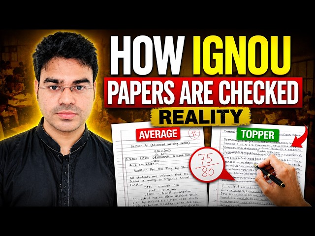 IGNOU Paper Checking Reality 😱 Bus Me Copy Check Ho Rahi Hai? Viral Video Ka Sach!