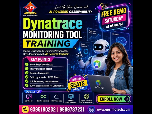 #Dynatrace | Monitoring Tool | Tutorials for Beginners to Advance | Course Online Training