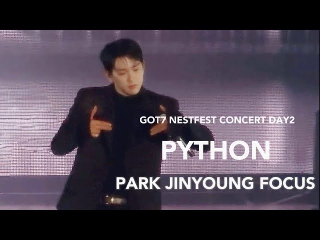 20250201 GOT7 NESTFEST CONCERT DAY2 "PYTHON" PARK JINYOUNG FOCUS #jinyoung #진영 #박진영#got7