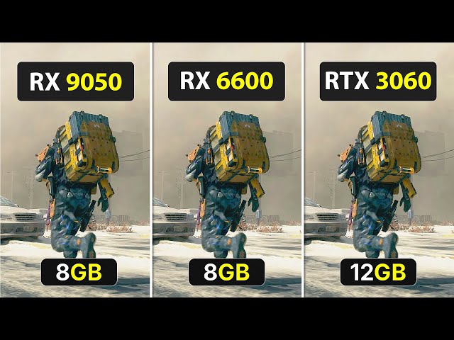 RX 9050 vs RX 6600 vs RTX 3060 – Is AMD's New GPU Worth the Price?