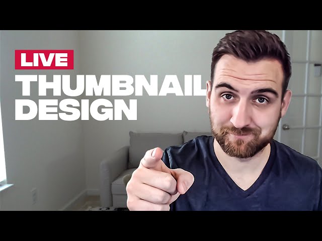 Designing Thumbnails & How to Get Your Graphic Design Portfolio Seen (LIVE)