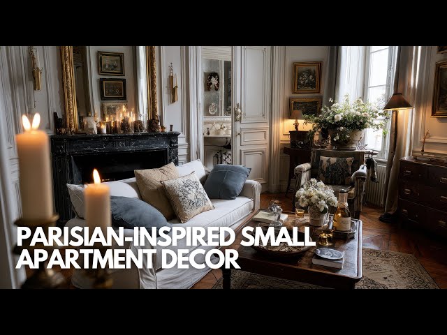 Parisian Inspired Small Apartment Decor That Blends Modern and Classic French Style