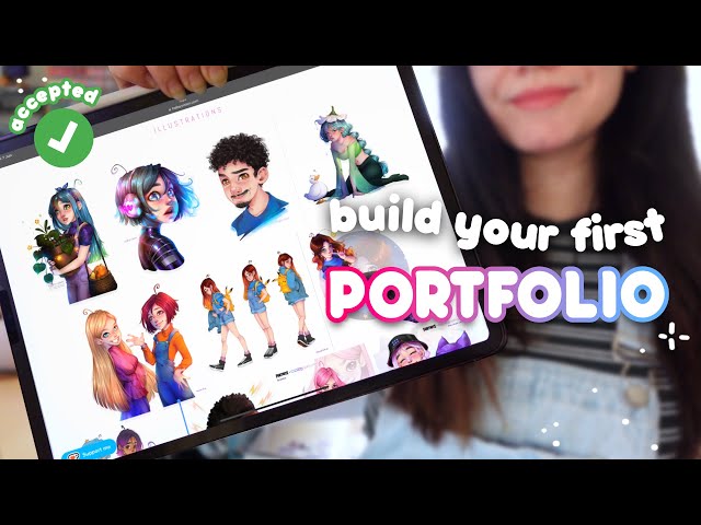 How to Build Your ART PORTFOLIO (EASY GUIDE) 🎨 choosing artworks and tips from a freelance artist