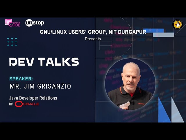 Dev Talks with Mr. Jim Grisanzio | Ten Days Of Code