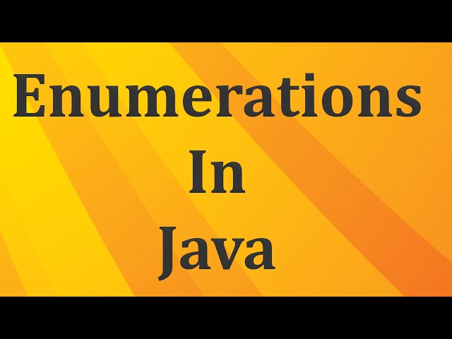 Java Tutorial # 26 | Enumerations in Java | Enums in Java | Java Beginners Tutorials by Java9s