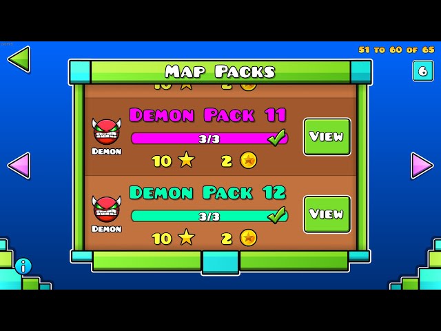 ALPHA PACK - SONAR, DARK PARADISE, RETRAY - MAP PACKS | GEOMETRY DASH