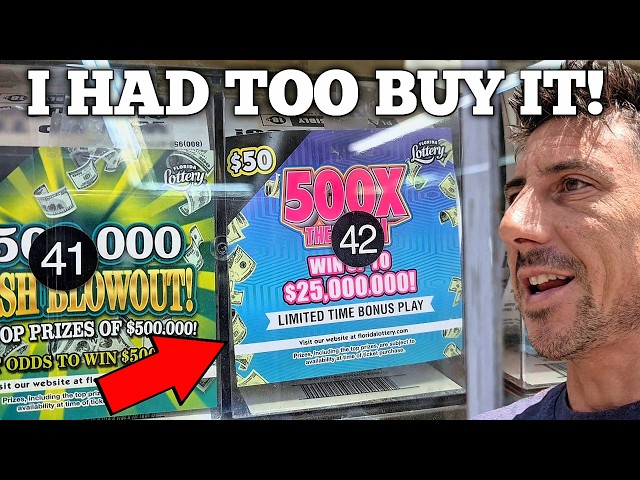 I Had to Buy It! New 500X Ticket - Scratch Life🚀