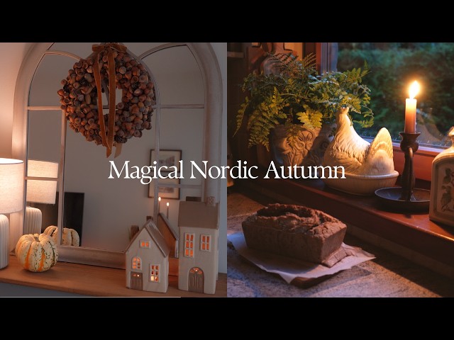 A Practical & Magical Autumn 🍂🕯️ | A Cozy Nordic Home, Fermented Buckwheat Bread & Slow Living