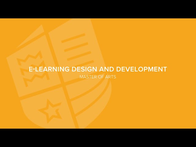 Master of Arts in E-Learning Design and Development at MTU