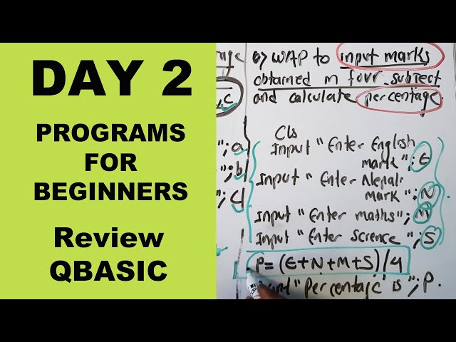 SEE Computer science || QBASIC programs for beginners  || Day 2 || Readersnepal