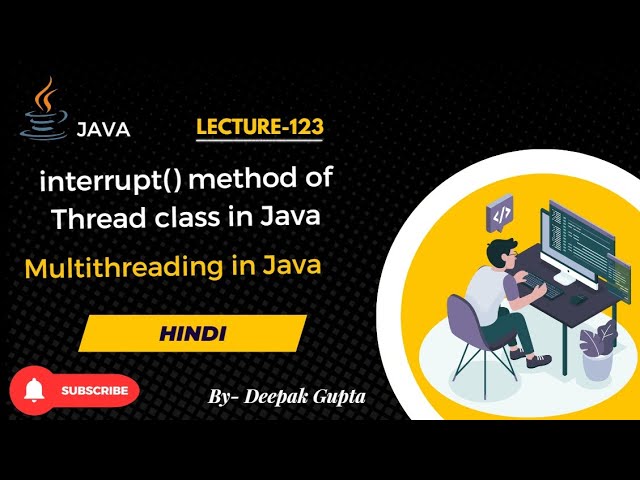 Core Java part123 | interrupt() method of Thread class in java multithreading in hindi #corejava
