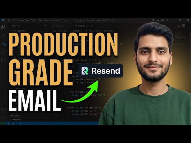 Integrate Resend for Email in Production-Grade MERN Apps