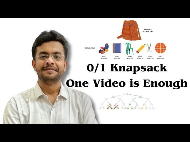 0/1 Knapsack Explained Completely | Greedy Fails, Recursion, DP Tabulation, Complexity | DAA 44