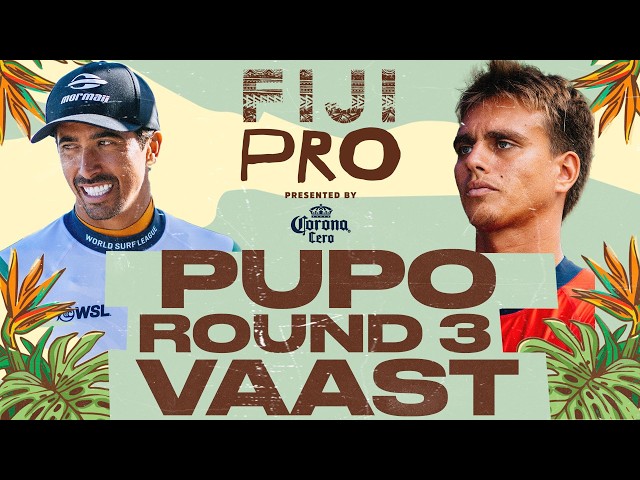 Kauli Vaast vs Miguel Pupo | Fiji Pro presented by Corona Cero 2026 - Round 3