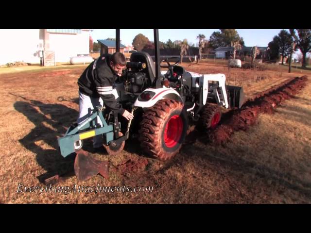 How to plow your garden with a compact tractor