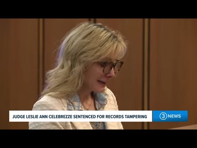 WATCH | Former Cuyahoga County Judge Leslie Ann Celebrezze sentenced for records tampering