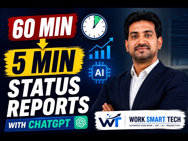 How I Create Weekly Status Reports in 5 Minutes Using ChatGPT