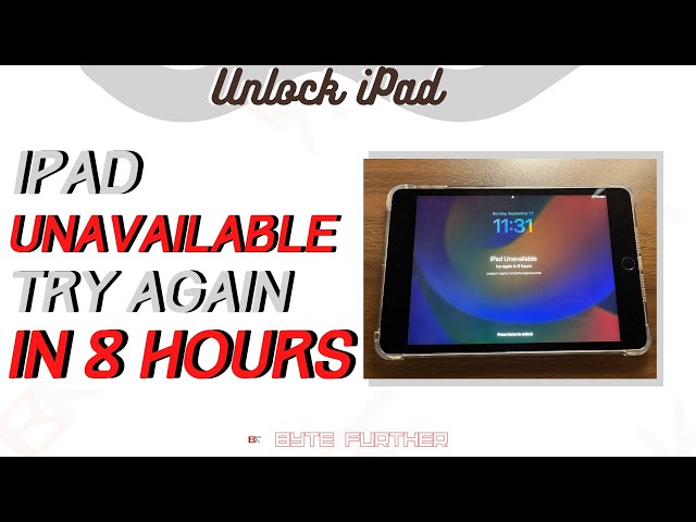 FIXED: How to Unlock iPad Unavailable or Security Lockout Try again in 8 Hours, 7 hours 58 minutes…