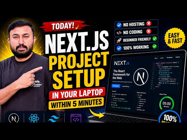 Next.js + React + Tailwind CSS Complete Course | New Batch | 2026 | lecture #2